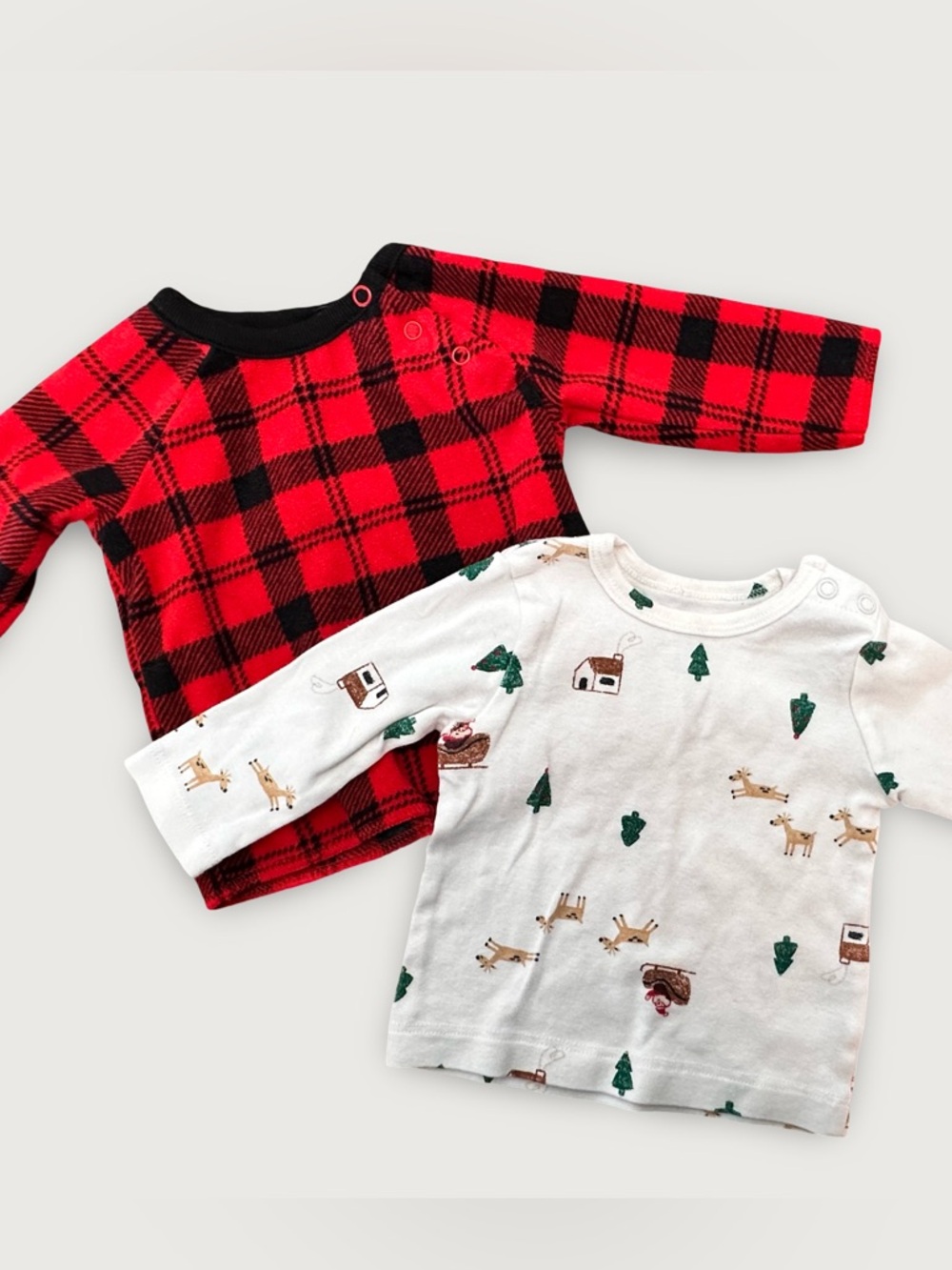 CARTERS | Christmas 0-3M tops
